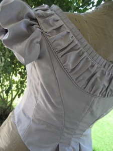 Evening bodice Back Evening bodice Back
