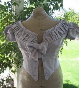 Evening bodice Front Evening bodice Front