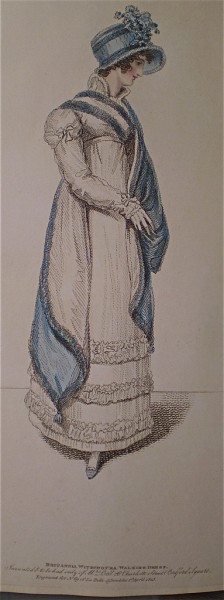1815 April Britannia Witzchorha Walking Dress