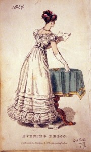 1824 Aug Evening Dress