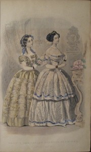 1855 Godey's Ballgowns