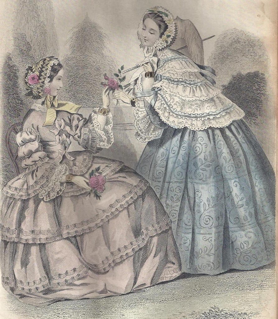 Dressing a Lady – circa 1855 – Historical Sewing