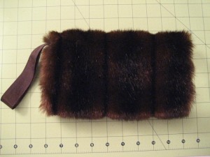 Finished Faux Fur Muff