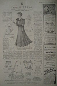 Ladies Home Journal Jan 1907 Maternity Clothes