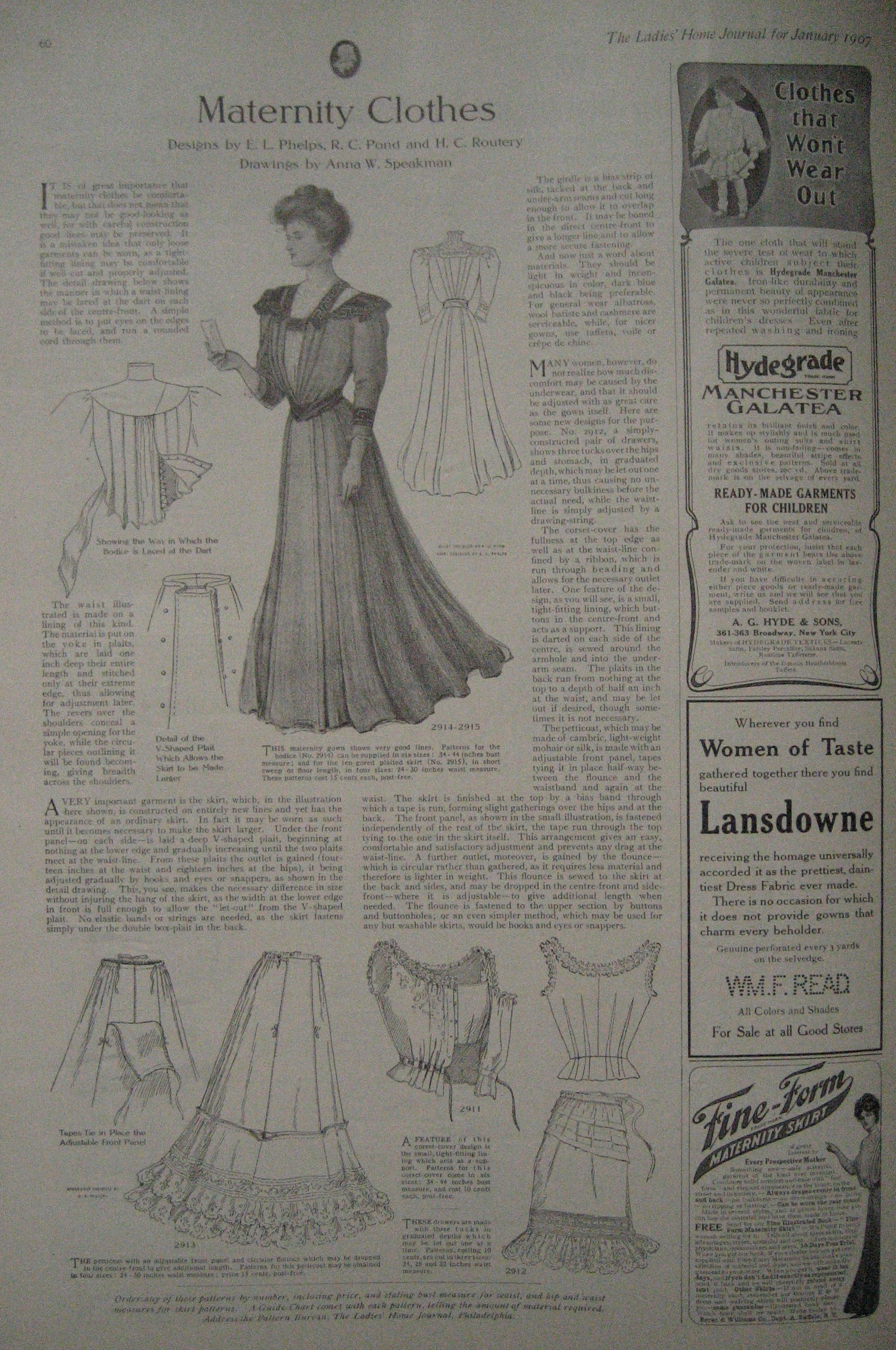 Edwardian Maternity Clothes – Historical Sewing